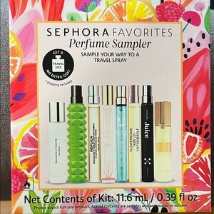 Sephora Perfume Sampler with Colorful Bottles